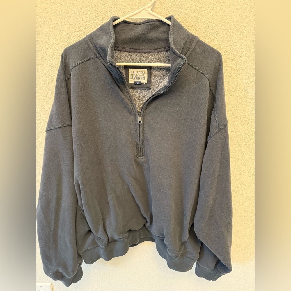 American Eagle Quarter Zip Sweatshirt